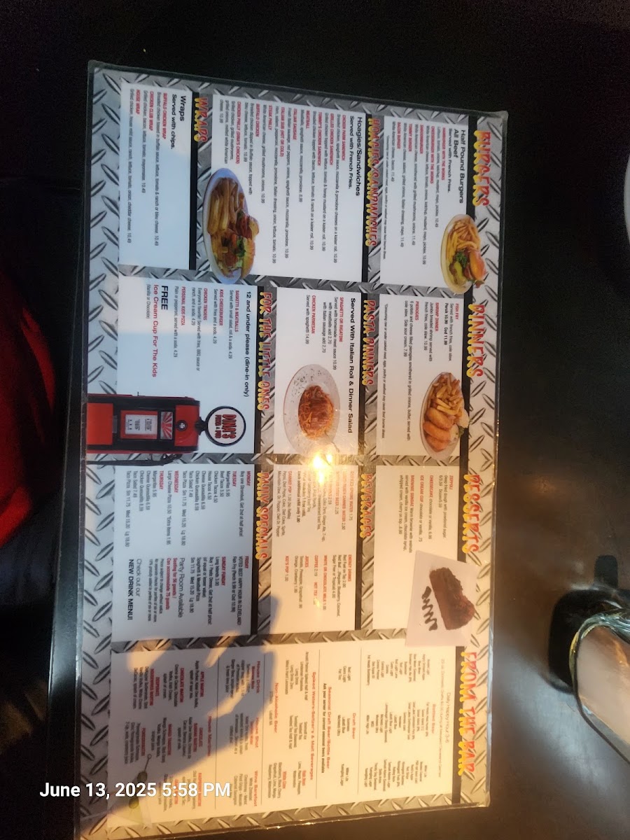 Dina's Pizza & Pub Menu - Image 2
