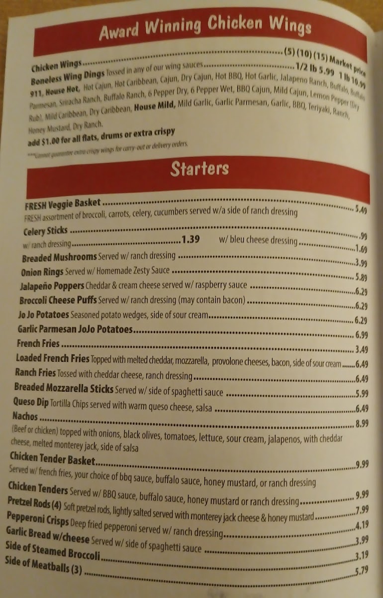 Dina's Pizza & Pub Menu - Image 3
